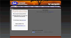 Desktop Screenshot of g4outdoor.co.za